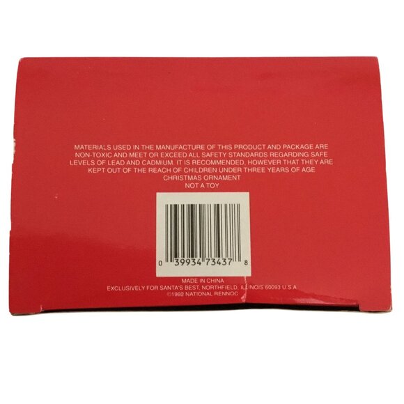 VTG CHRISTMAS CHARMERS “THE HANG GLIDER” ORNAMENT 1ST EDITION SANTA’S BEST NOS - Picture 4 of 7